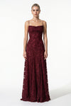 Caurelle | Women’s Strappy Maxi Dress Floral Open Back Wedding Guest Style