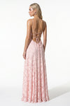 Caurelle | Women’s Strappy Maxi Dress Floral Open Back Wedding Guest Style