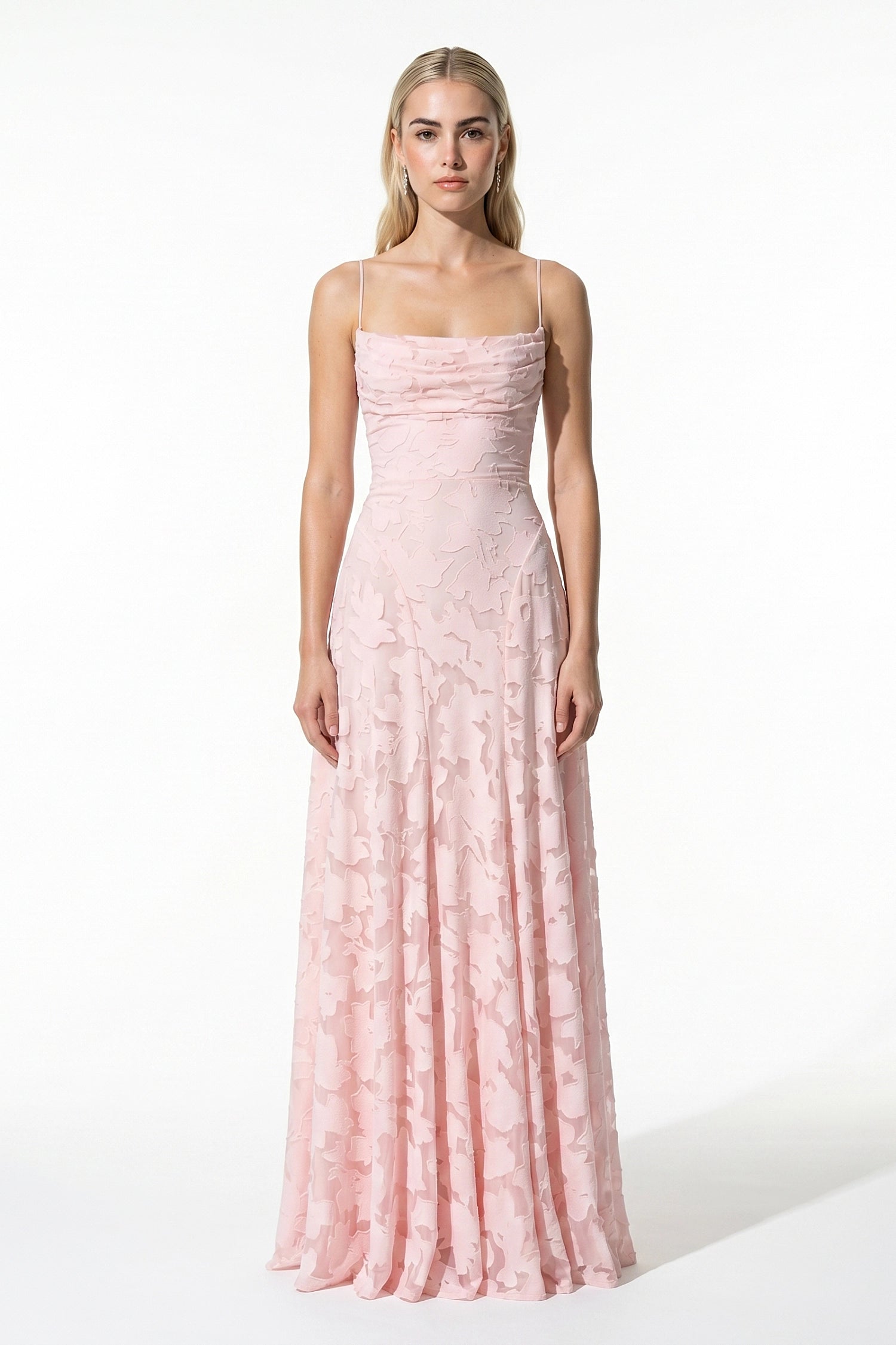 Caurelle | Women’s Strappy Maxi Dress Floral Open Back Wedding Guest Style