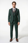 Caurelle | Men’s Slim Fit Three Piece Suit Blazer Vest Pants Set