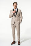 Caurelle | Men’s Slim Fit Three Piece Suit Blazer Vest Pants Set