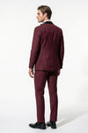 Caurelle | Men’s Slim Fit Three Piece Suit Blazer Vest Pants Set