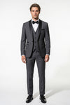 Caurelle | Men’s Slim Fit Three Piece Suit Blazer Vest Pants Set