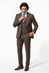 Caurelle | Men’s Slim Fit Three Piece Suit Set Blazer Vest Pants
