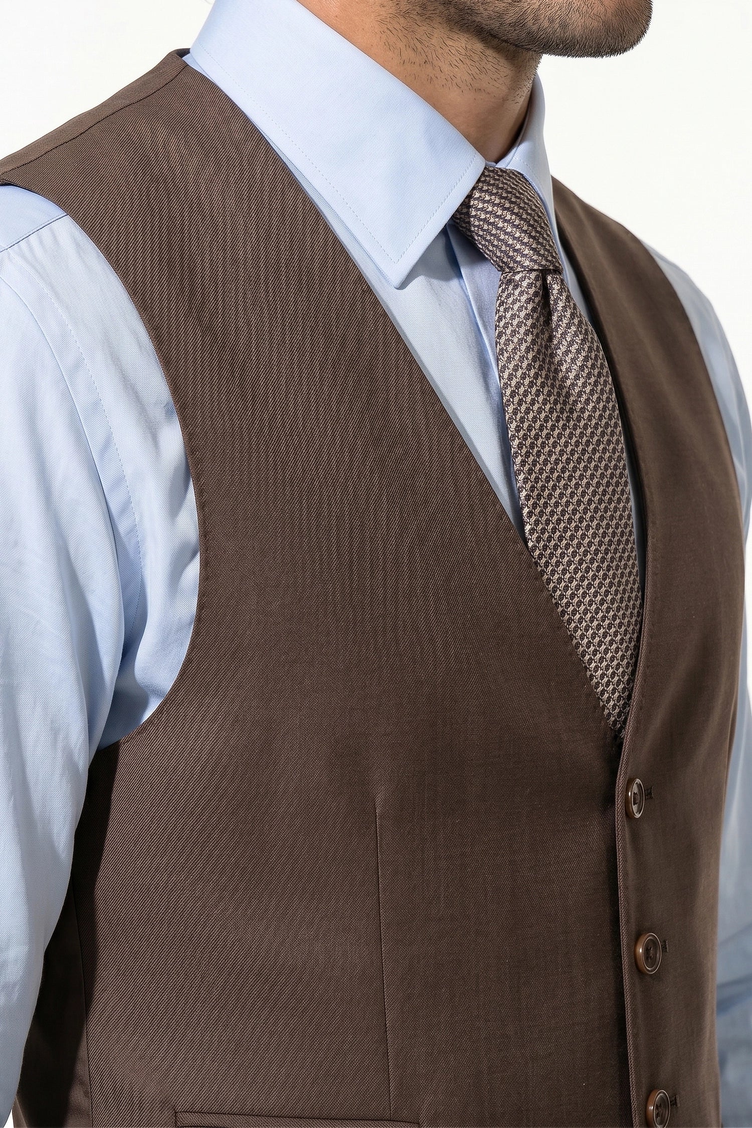 Caurelle | Men’s Slim Fit Three Piece Suit Set Blazer Vest Pants