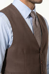 Caurelle | Men’s Slim Fit Three Piece Suit Set Blazer Vest Pants