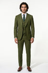 Caurelle | Men’s Slim Fit Three Piece Suit Set Blazer Vest Pants