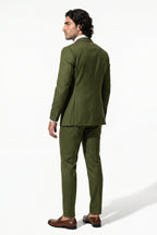 Caurelle | Men’s Slim Fit Three Piece Suit Set Blazer Vest Pants