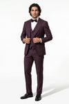 Caurelle | Men’s Slim Fit Three Piece Suit Set Blazer Vest Pants