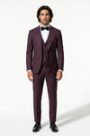 Caurelle | Men’s Slim Fit Three Piece Suit Set Blazer Vest Pants