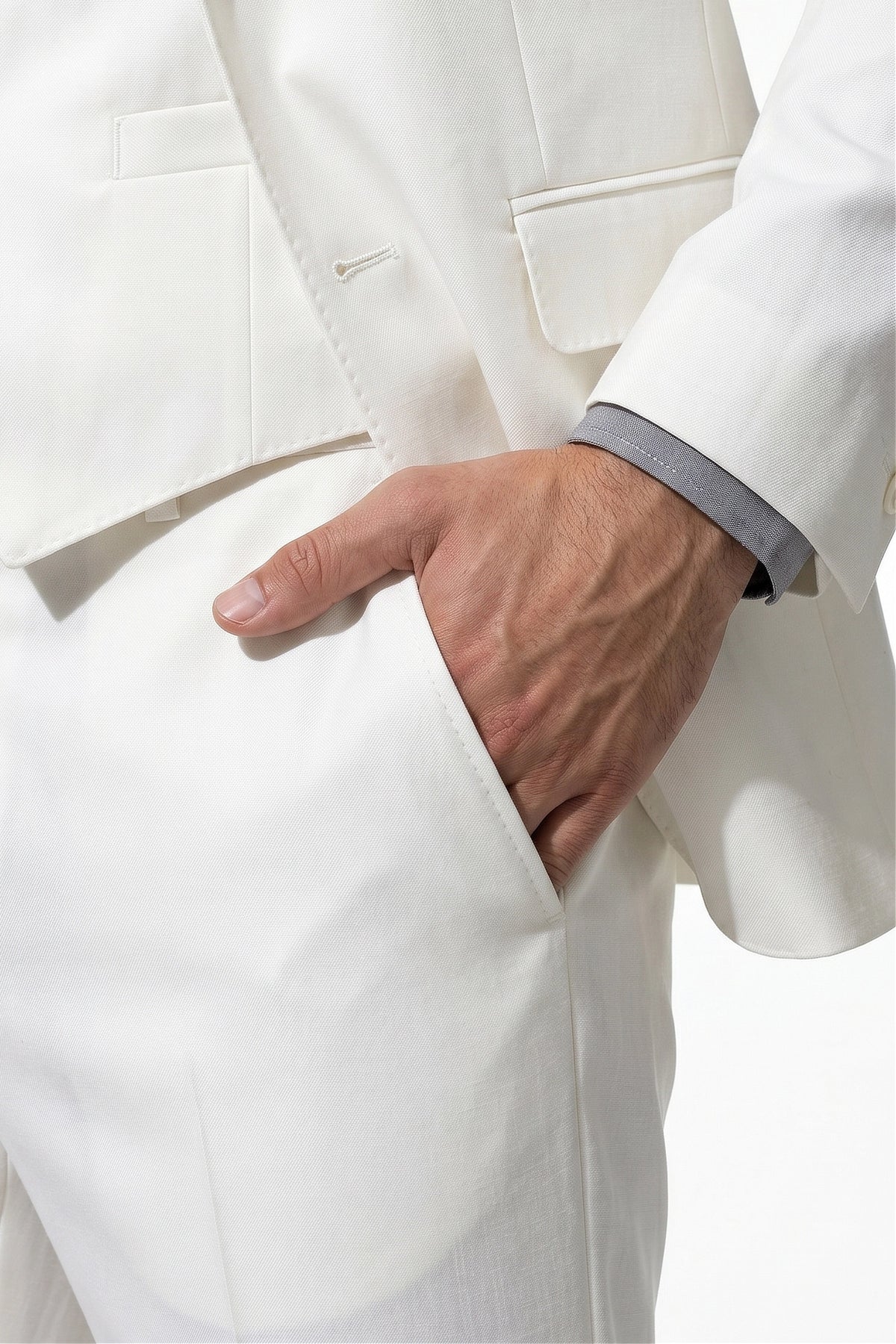 Caurelle | Men’s Slim Fit Three Piece Suit Set Blazer Vest Pants