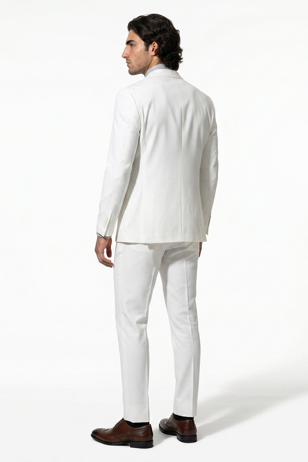 Caurelle | Men’s Slim Fit Three Piece Suit Set Blazer Vest Pants