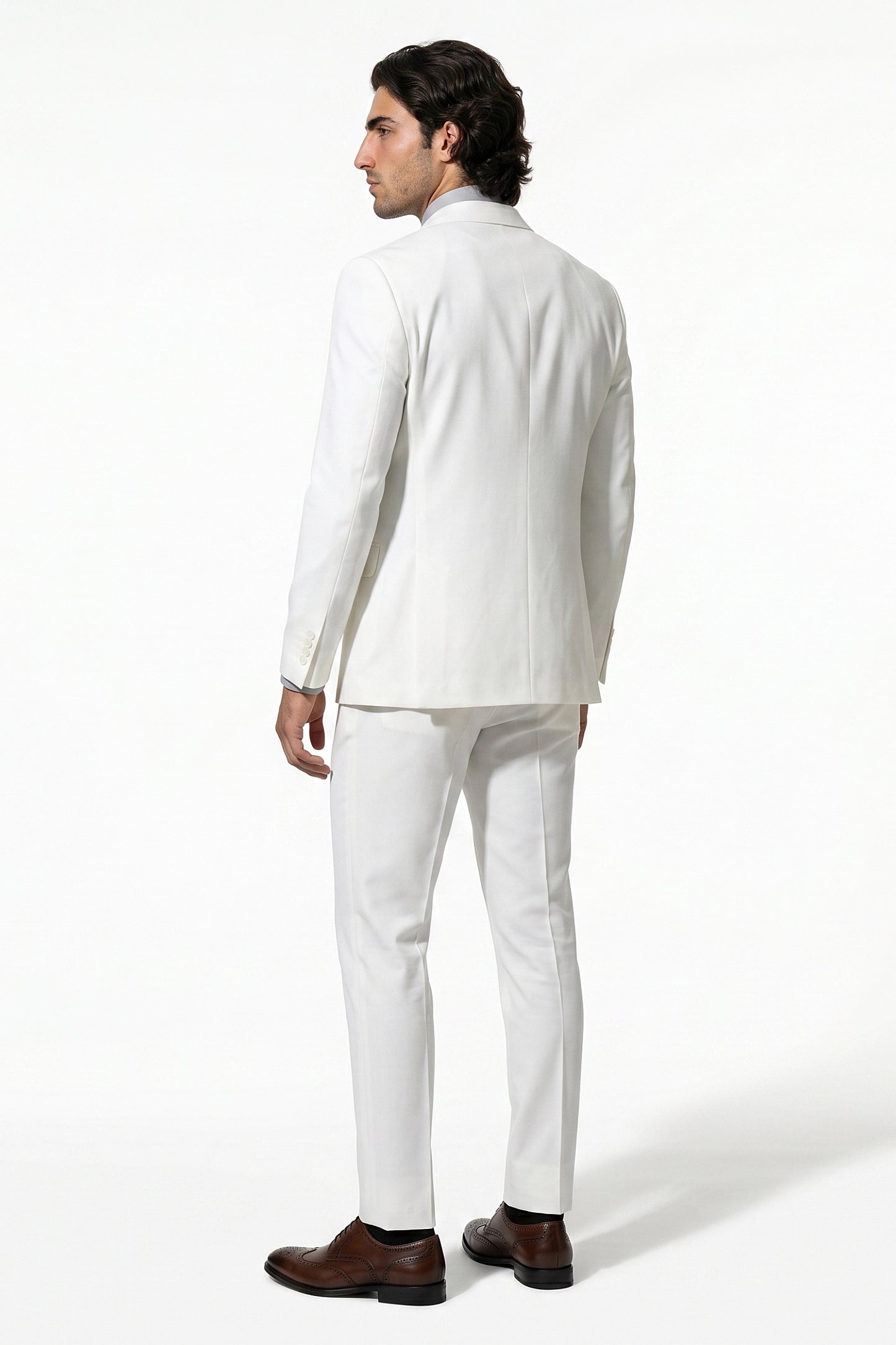 Caurelle | Men’s Slim Fit Three Piece Suit Set Blazer Vest Pants