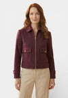 Caurelle | Women’s Cropped Jacket – Modern Zip Silhouette