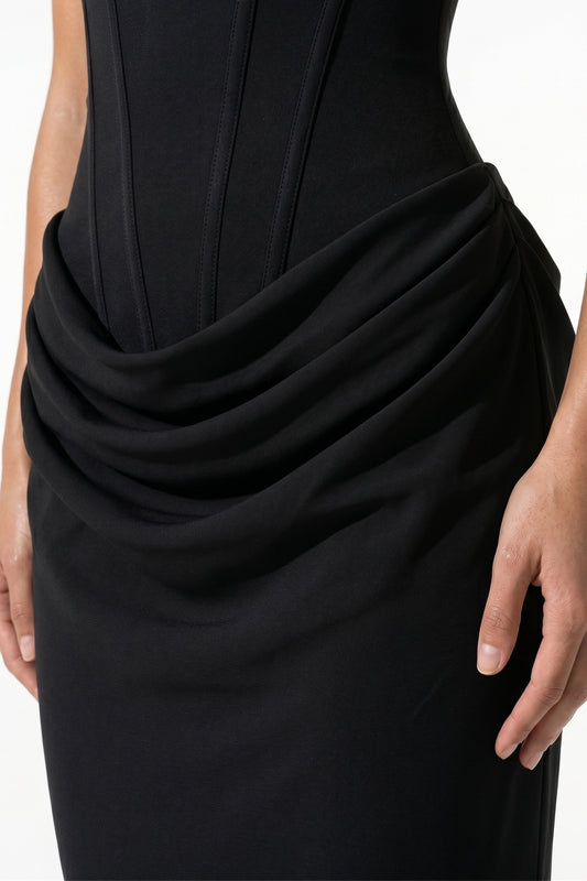 Caurelle | Women’s Corset Maxi Dress Sculpted Hourglass Elegance