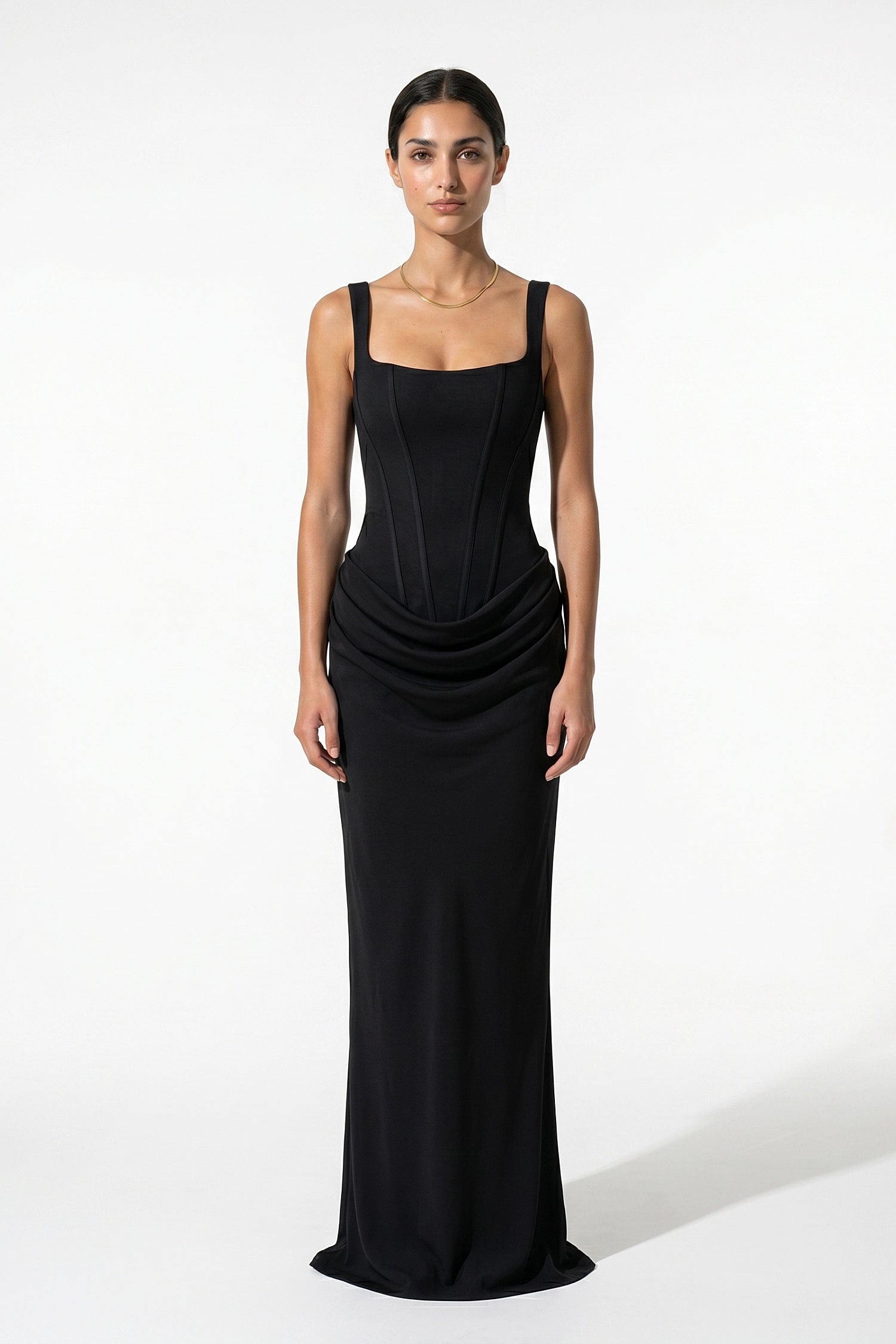 Caurelle | Women’s Corset Maxi Dress Sculpted Hourglass Elegance