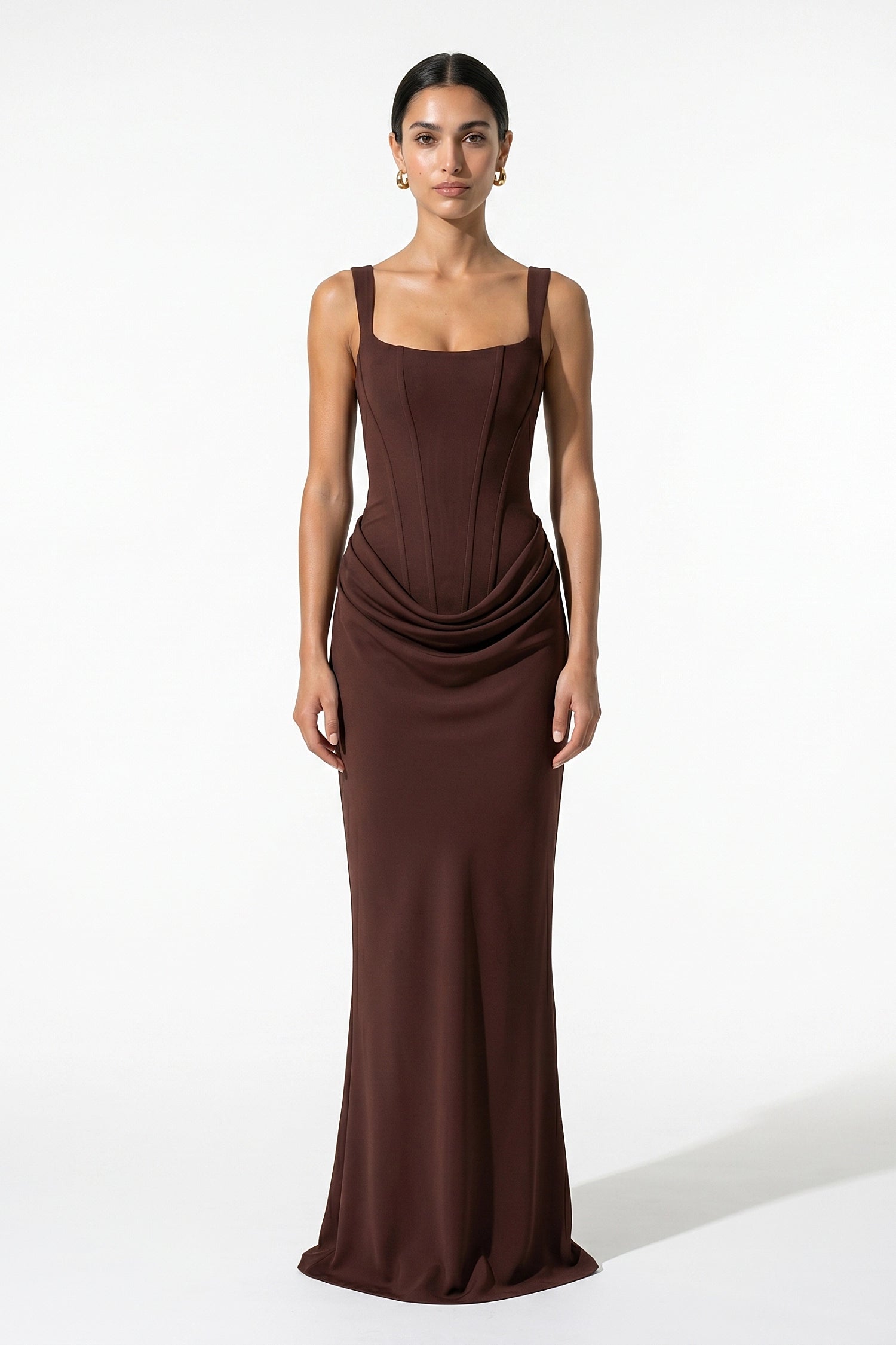 Caurelle | Women’s Corset Maxi Dress Sculpted Hourglass Elegance