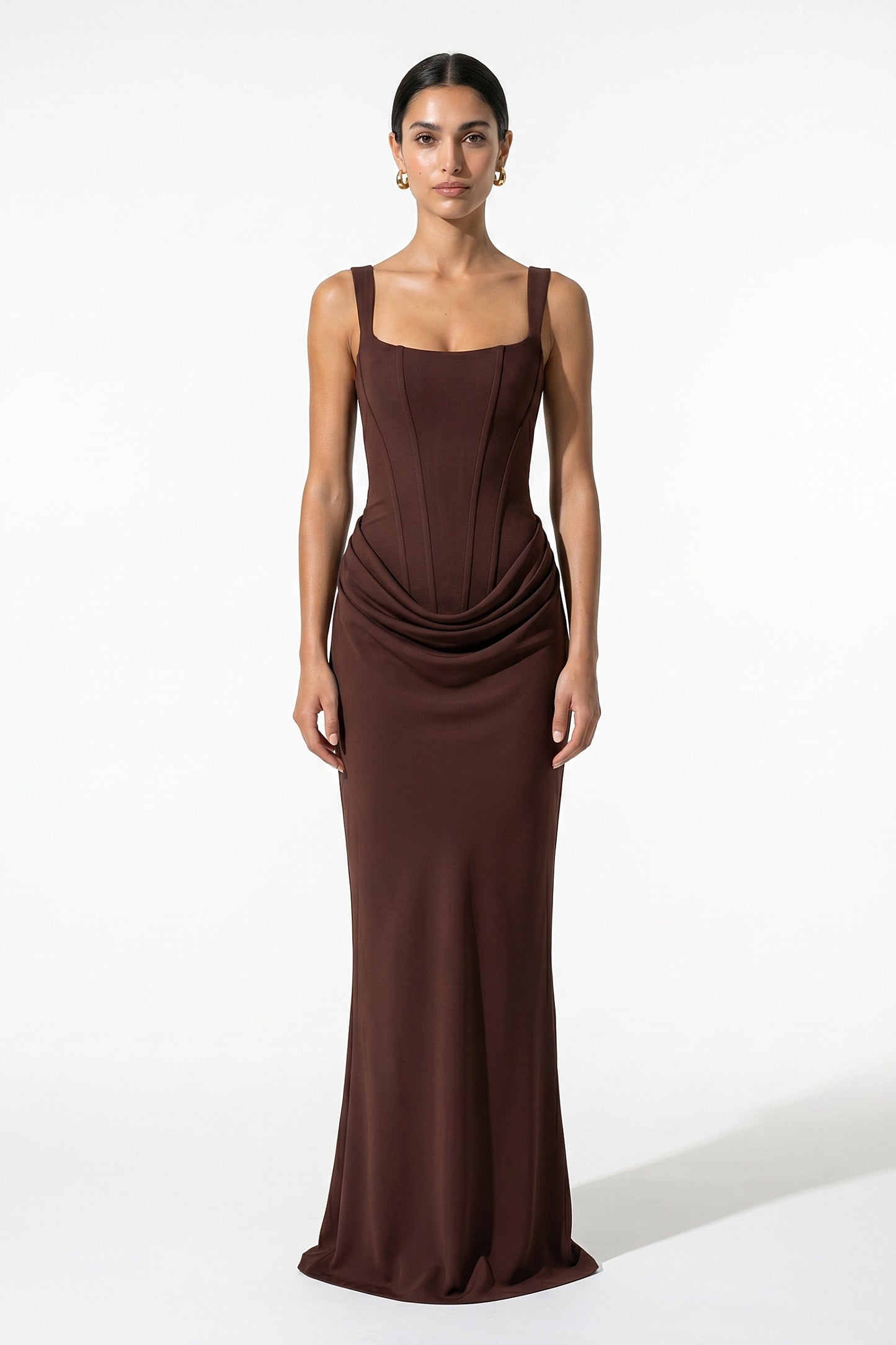 Caurelle | Women’s Corset Maxi Dress Sculpted Hourglass Elegance