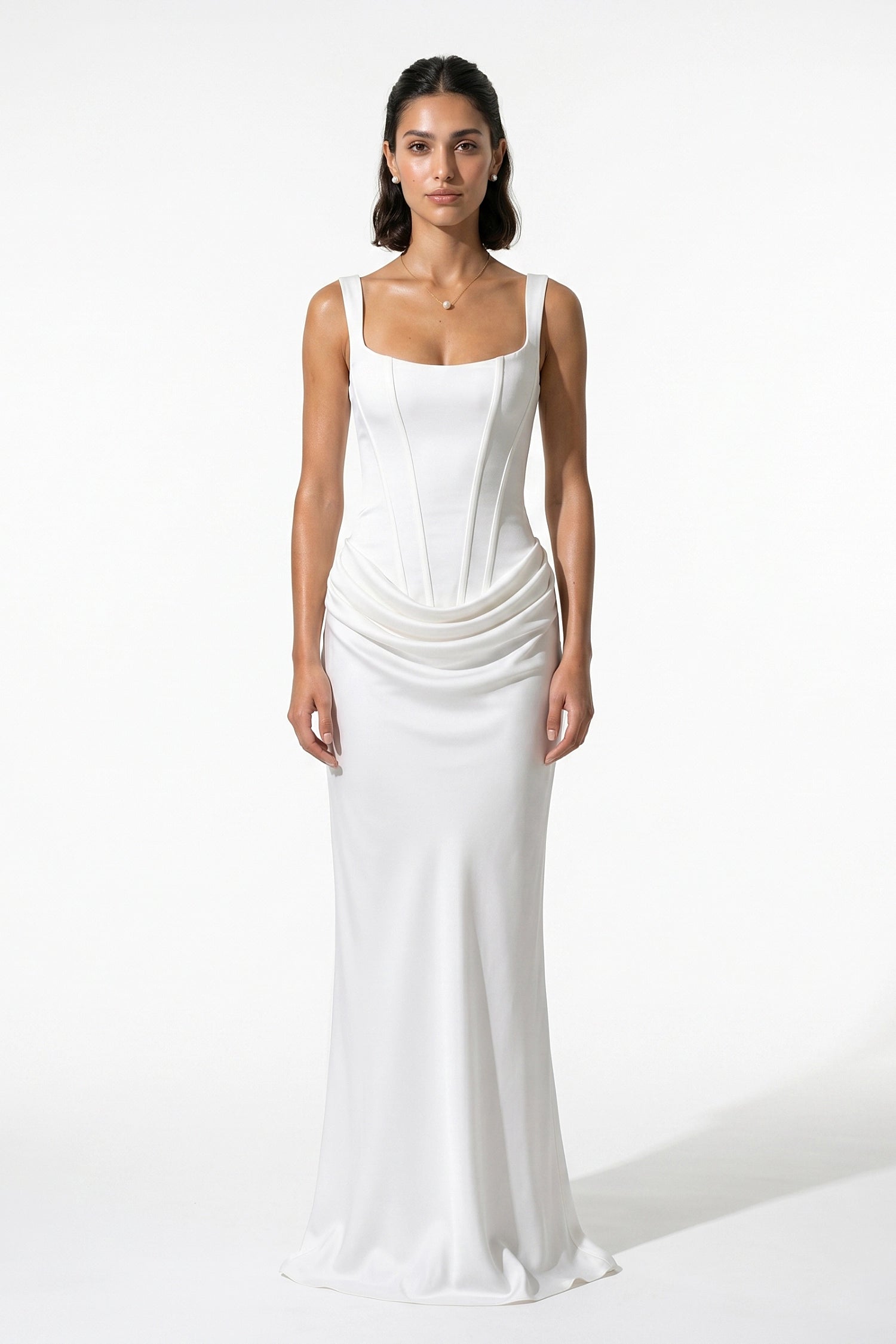 Caurelle | Women’s Corset Maxi Dress Sculpted Hourglass Elegance