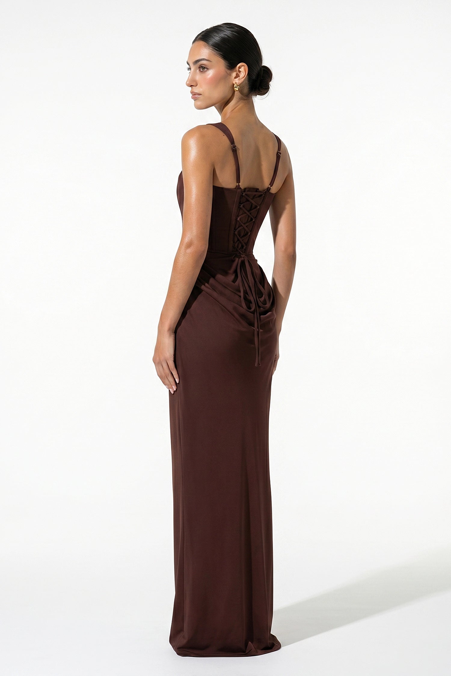 Caurelle | Women’s Corset Maxi Dress Sculpted Hourglass Elegance