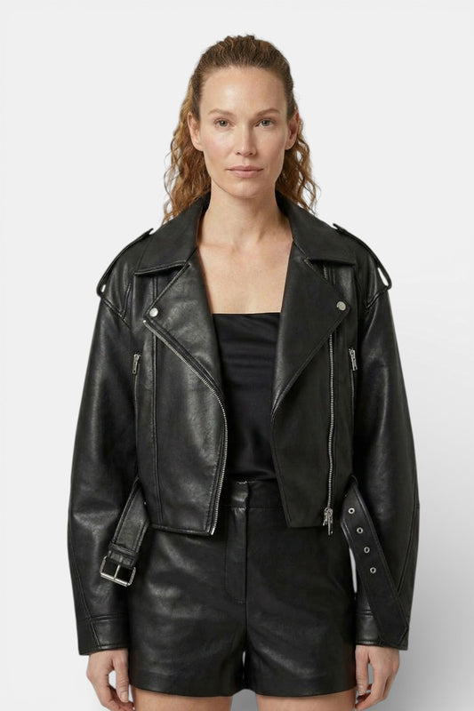 Caurelle | Women’s Spring Faux Leather Jacket