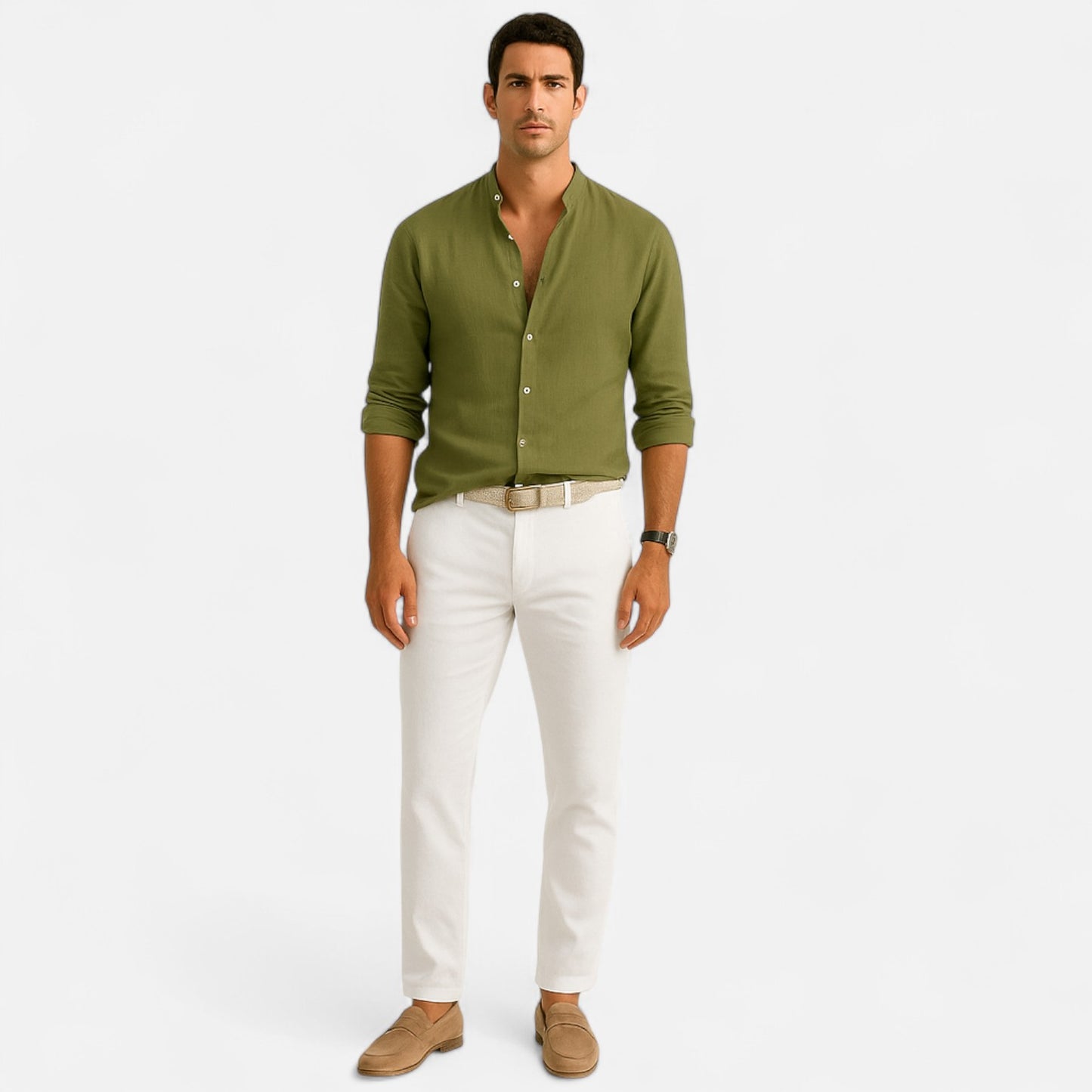 Caurelle | Adriano Linen Shirt for Men – Effortless Elegance for Warm Days