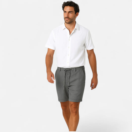 Caurelle | Men's Cotton-Linen Summer Shorts – Lightweight Comfort for Active Days