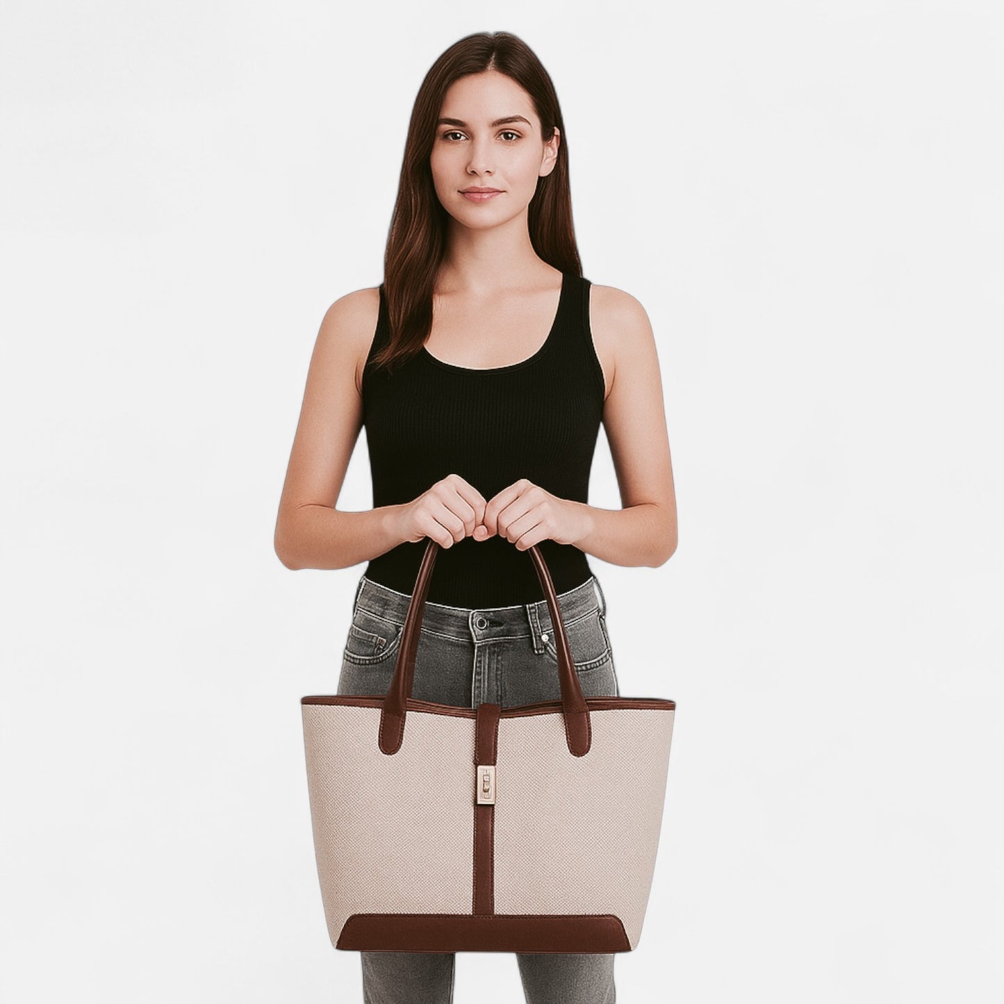 Caurelle | Women's Canvas Commuter Tote – Spacious, Stylish & Practical