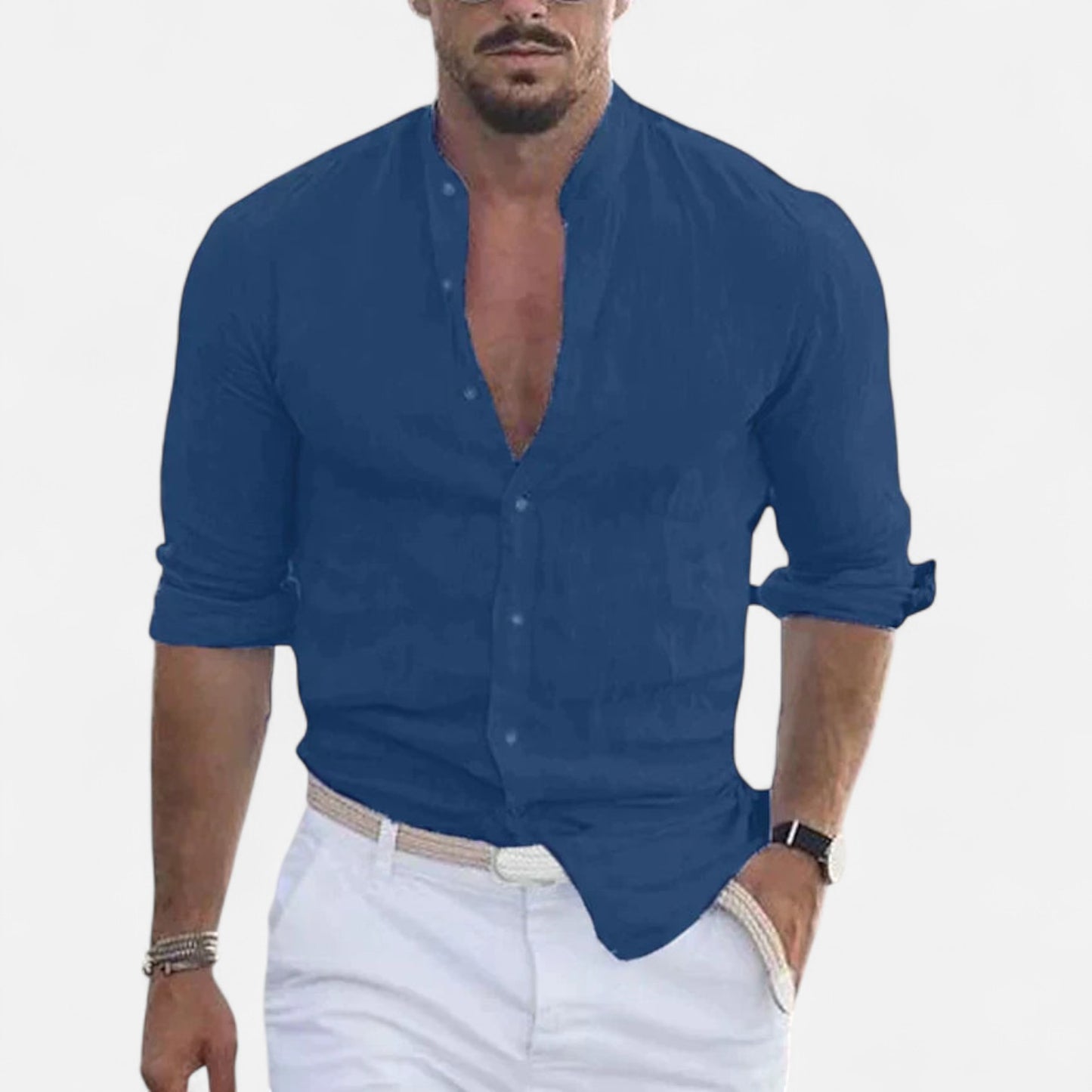 Caurelle | Adriano Linen Shirt for Men – Effortless Elegance for Warm Days