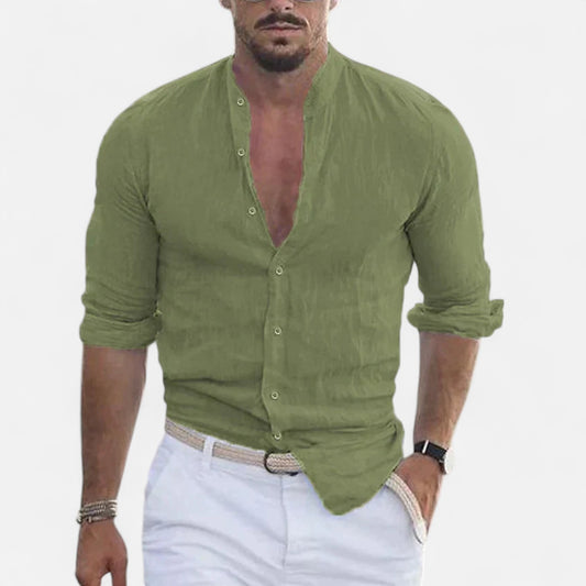 Caurelle | Adriano Linen Shirt for Men – Effortless Elegance for Warm Days