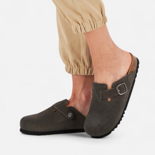 Caurelle | Unisex Cork Suede Slippers – Effortless Comfort, Everyday Style