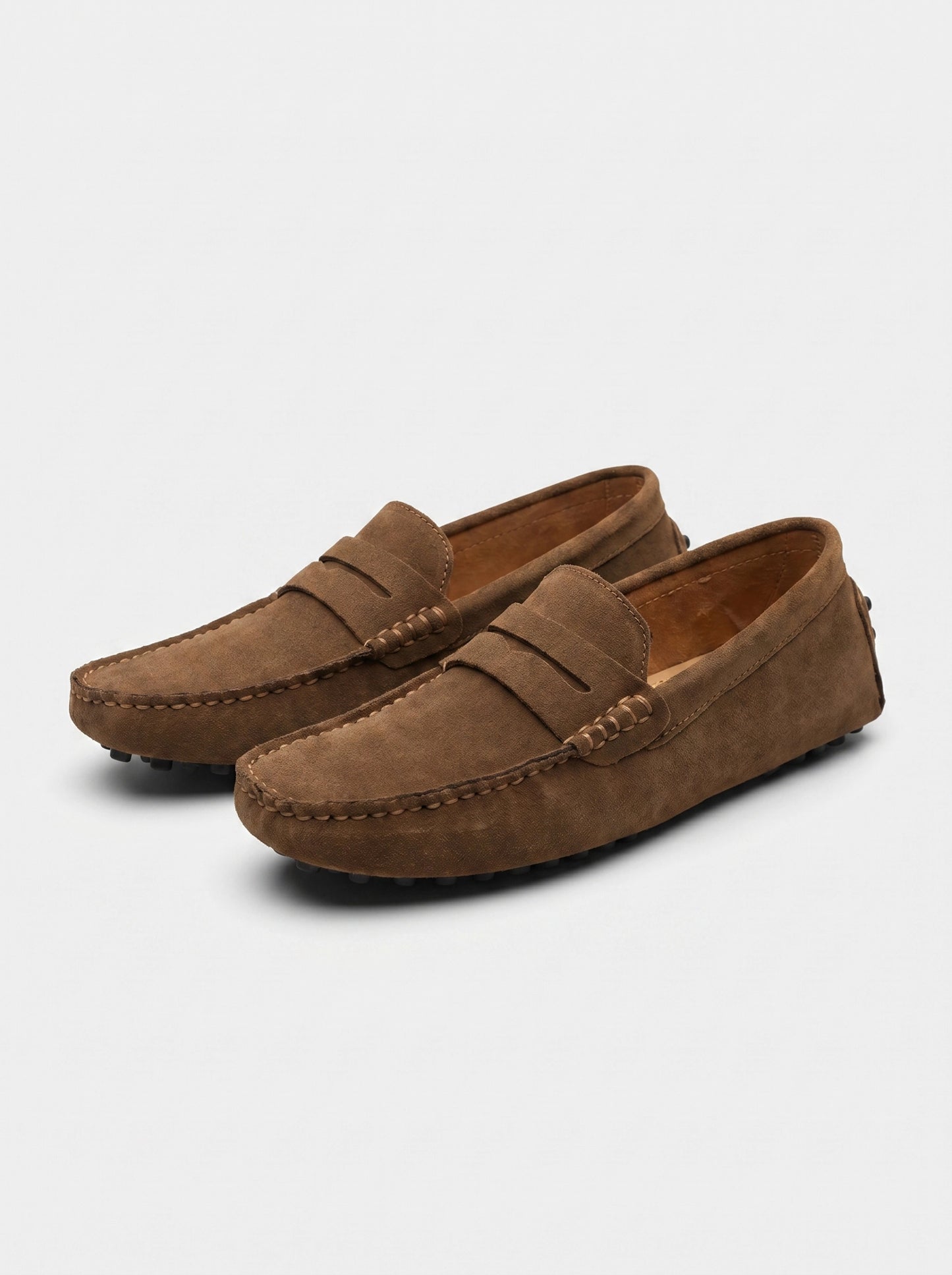 Caurelle | Men’s Boat Loafers Soft Suede Look