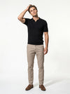 Caurelle | Men’s Textured Knit Polo Shirt