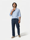 Caurelle | Men’s Linen Style Shirt Lightweight Summer Comfort