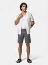 Caurelle | Men’s Jacquard Knit Cuban Collar Polo Shirt