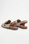 Caurelle | Elegant Women’s Metallic Buckle Sandals