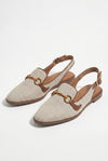 Caurelle | Elegant Women’s Metallic Buckle Sandals