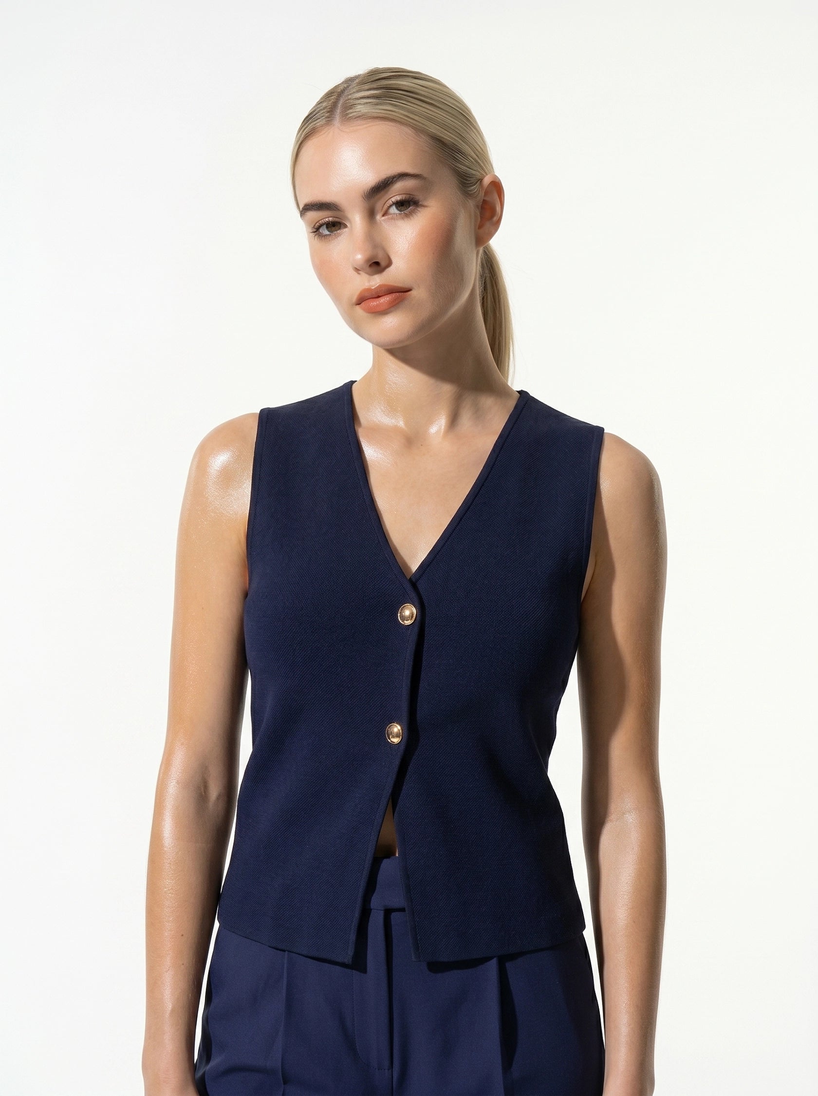 Caurelle | Women’s Waistcoat – Elegant Layering Essential