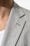Linen Slim Fit 2 Piece Suit Men - Wedding Guest Trousers Blazer