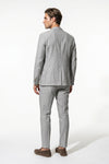 Linen Slim Fit 2 Piece Suit Men - Wedding Guest Trousers Blazer