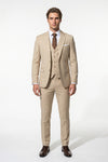 Slim Fit Tailored Three Piece Suit Men Wedding Groom Prom