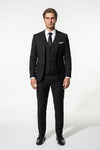 Slim Fit Tailored Three Piece Suit Men Wedding Groom Prom