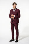 Slim Fit Tailored Three Piece Suit Men Wedding Groom Prom