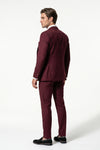 Slim Fit Tailored Three Piece Suit Men Wedding Groom Prom