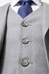 Slim Fit Tailored Three Piece Suit Men Wedding Groom Prom
