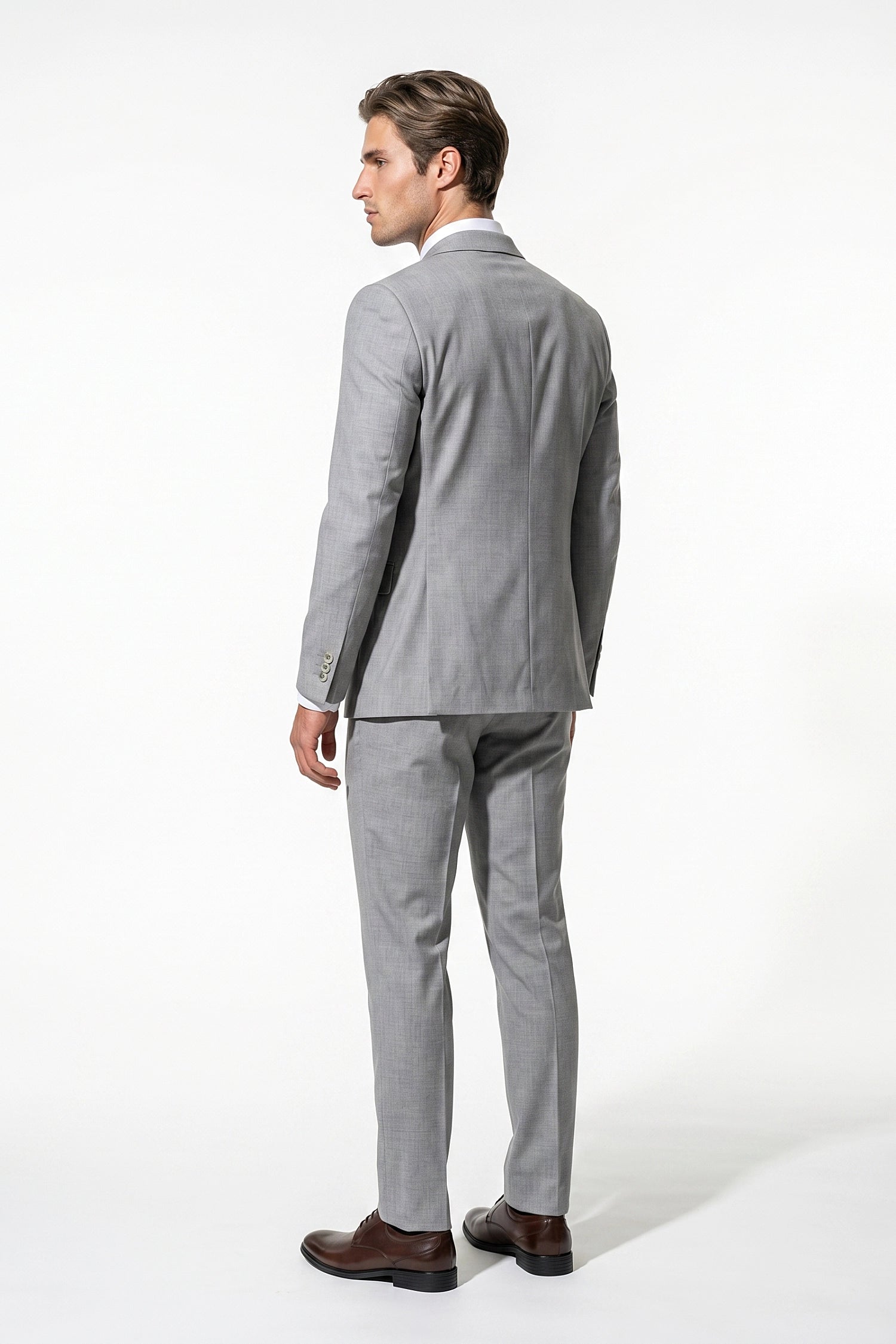Slim Fit Tailored Three Piece Suit Men Wedding Groom Prom