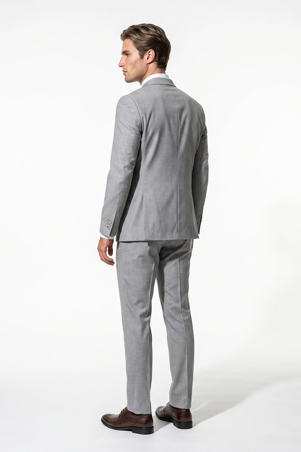 Slim Fit Tailored Three Piece Suit Men Wedding Groom Prom