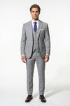 Slim Fit Tailored Three Piece Suit Men Wedding Groom Prom