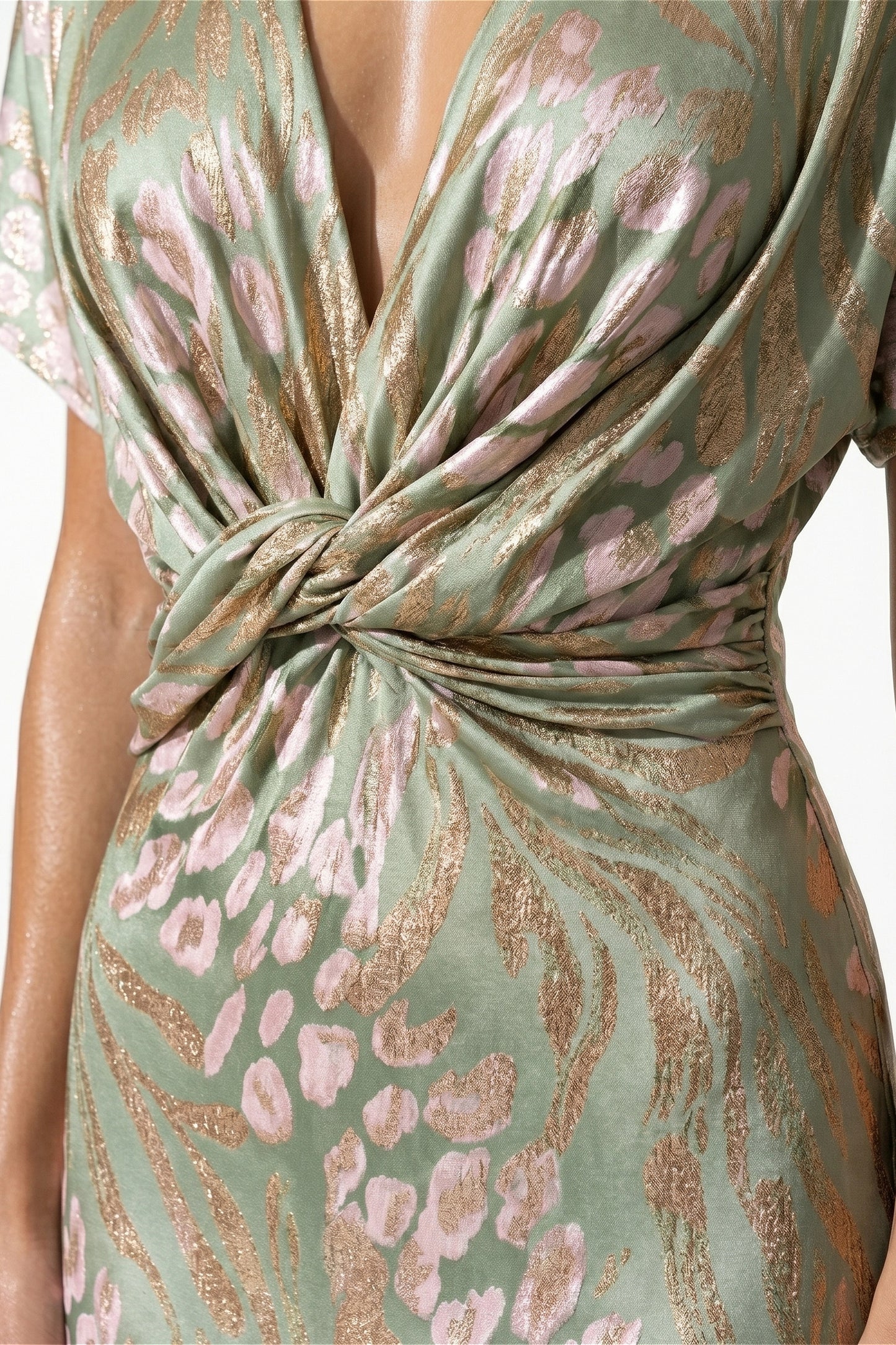 Caurelle | Women’s Wedding Guest Maxi Dress Wrap Style Elegance