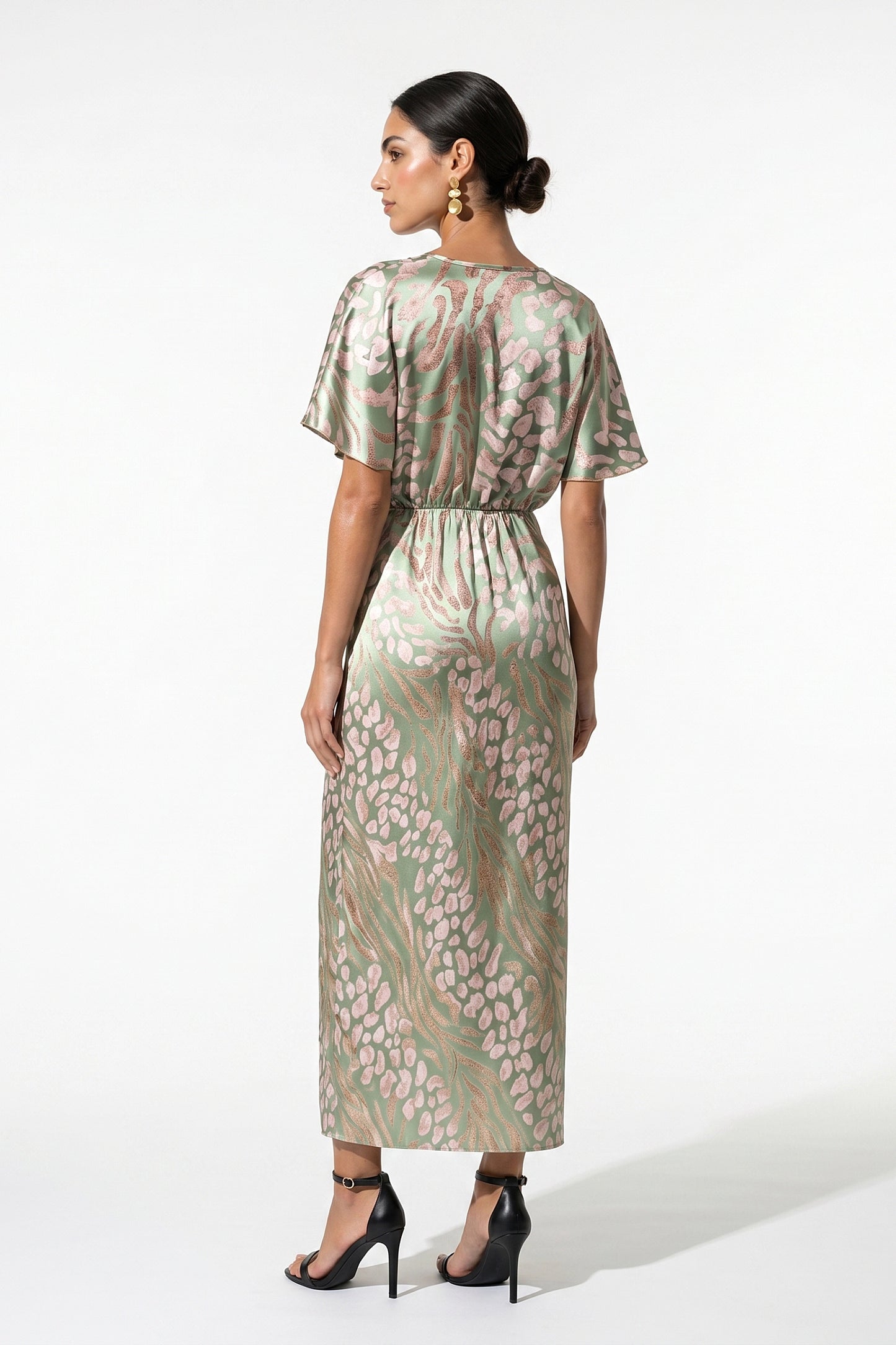Caurelle | Women’s Wedding Guest Maxi Dress Wrap Style Elegance